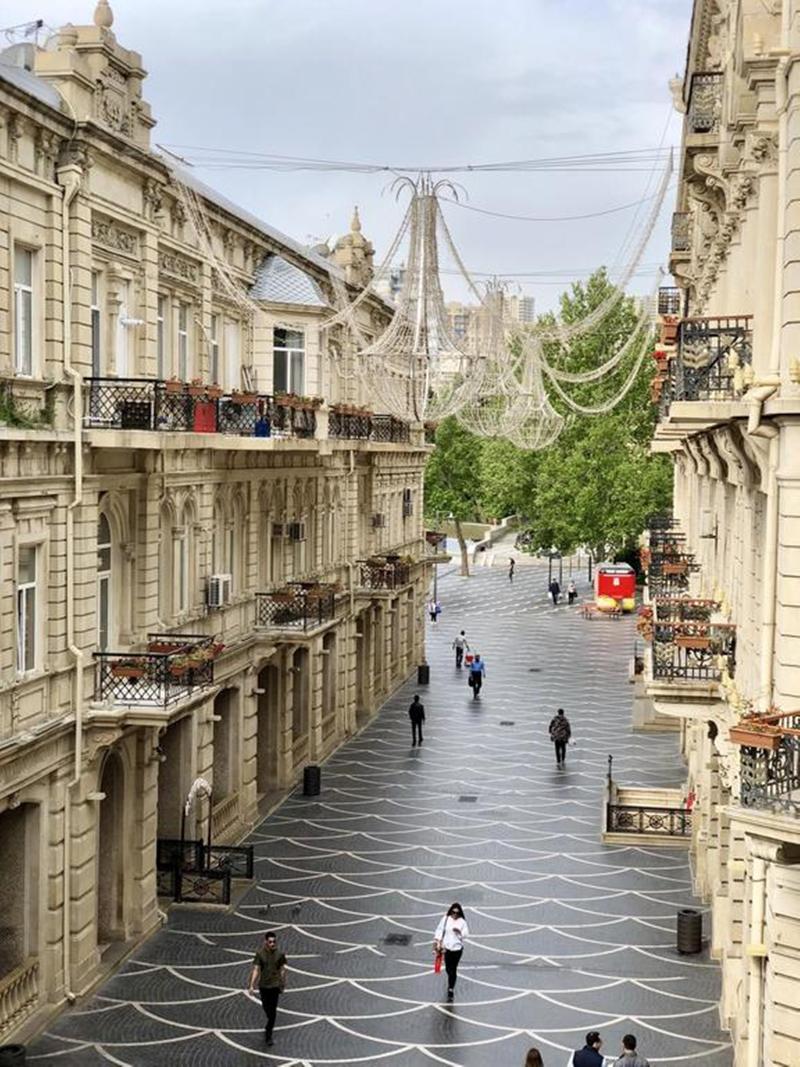 Khaghani Center Hotel Baku Kültér fotó
